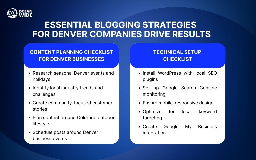 Essential blogging strategies for Denver companies drive results