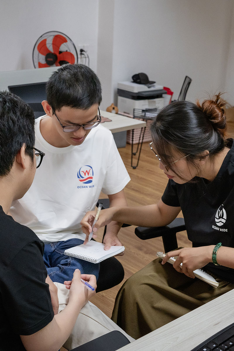 ow staff brain storming