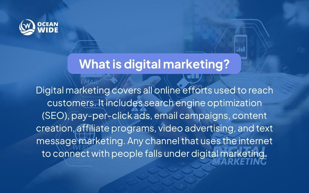 What is digital marketing?